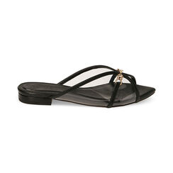 Sandali flat neri in pvc, Primadonna, 192114103EPNERO036, 001 preview