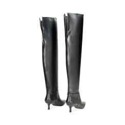 Stivali sopra il ginocchio neri con tacco 5,6 cm, Primadonna, 262139715EPNERO035, 004 preview