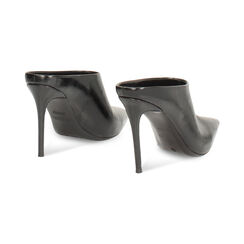 Sabot noir brillant avec talon de 10 cm, Primadonna, 262188522EUNERO035, 004 preview