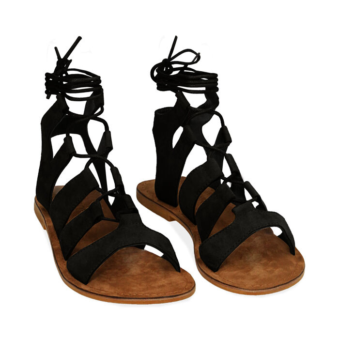 Sandali sale gladiatore neri