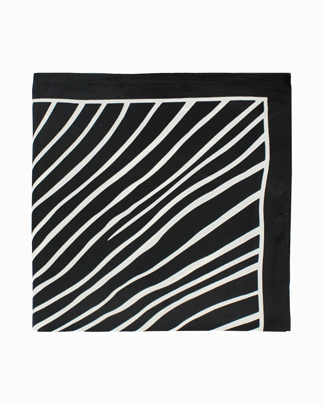Foulard da donna nero-bainco