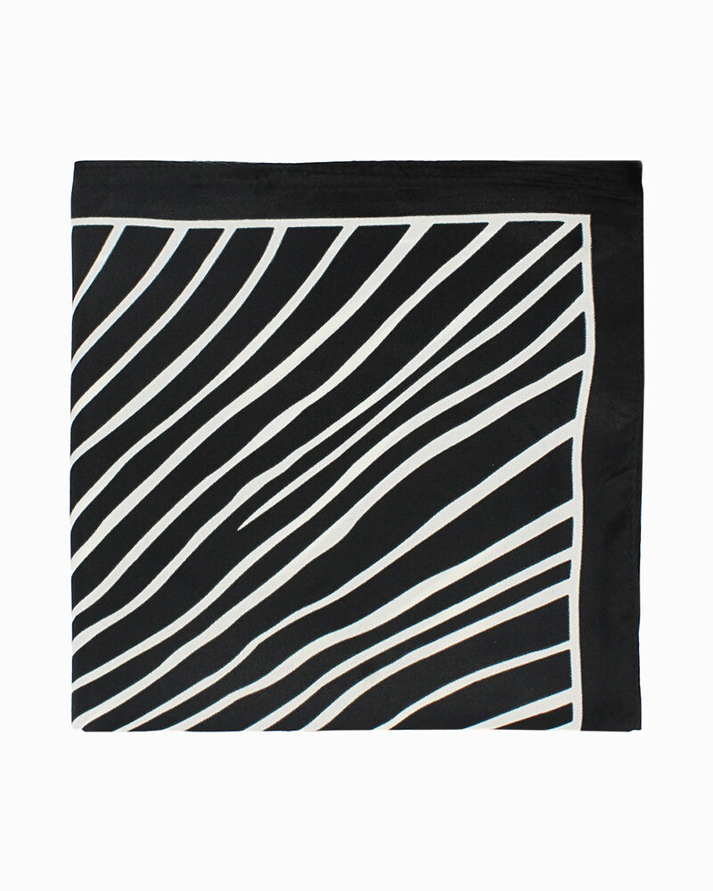 Foulard da donna nero-bainco image number null