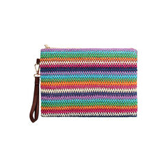 Pochette donna mare multicolor in raffia, Primadonna, 25J900349RFMULTUNI, 001 preview
