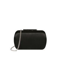 BAG CLUTCH RASO NERO, Primadonna, 215109386RSNEROUNI, 001a