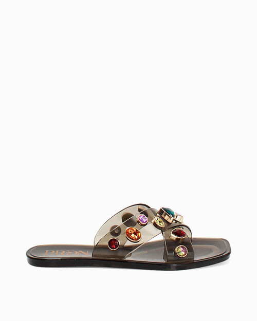 Sandali mare neri minimal, BLACK