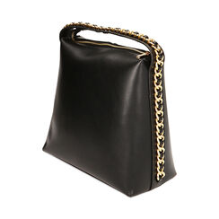 Borsa a mano nera chain, Primadonna, 225125218EPNEROUNI, 002 preview
