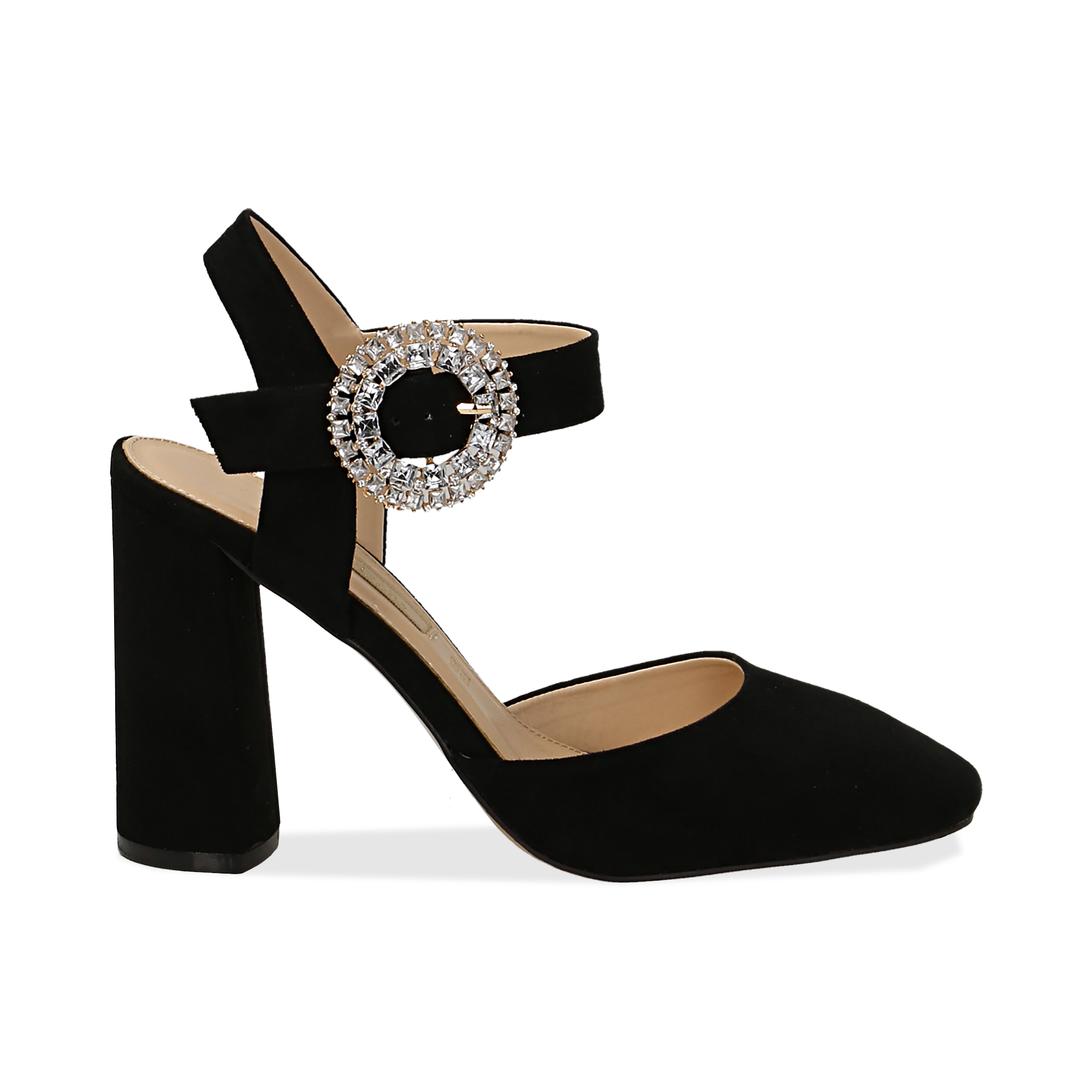 Décolleté Slingback Eleganti Nere Gioiello | Primadonna Collection