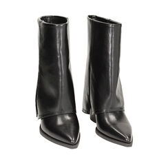 WOMEN SHOES DEMI-BOOT SYNTHETIC NERO, Primadonna, 233086307EPNERO035, 002a