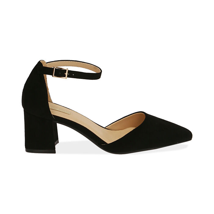 escarpin noir 6 cm