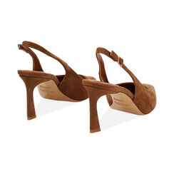 Escarpin slingback cognac talon 7,5 cm, Primadonna, 272110628MFCOGN035, 004 preview
