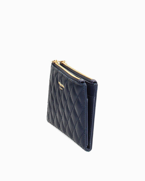 Cartera azul marino con estilo elegante, NAVY BLUE