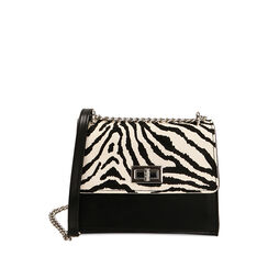 BAG SHOULDER BELT BAG PE-PONY ZEBR, Primadonna, 225123167CWZEBRUNI, 001a