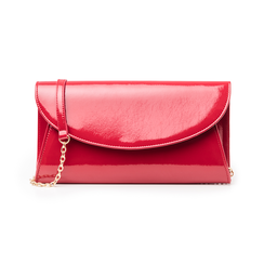Pochette rossa in vernice,