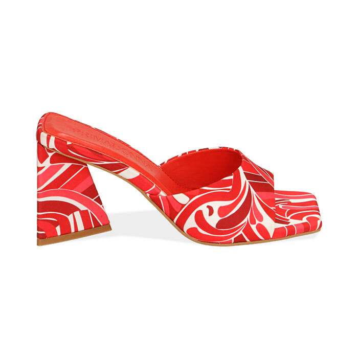 Mules rouges outlet