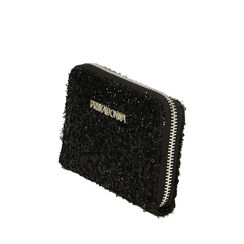 Portafogli con paillettes nere, Primadonna, 225122516PLNEROUNI, 002a