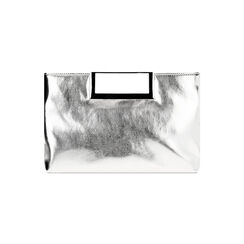 Pochette donna argento in laminato, Primadonna, 255126258LMARGEUNI, 004 preview