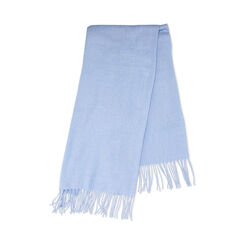 Sciarpa in tessuto celeste da donna, Primadonna, 26B483517TSCELEUNI, 001 preview