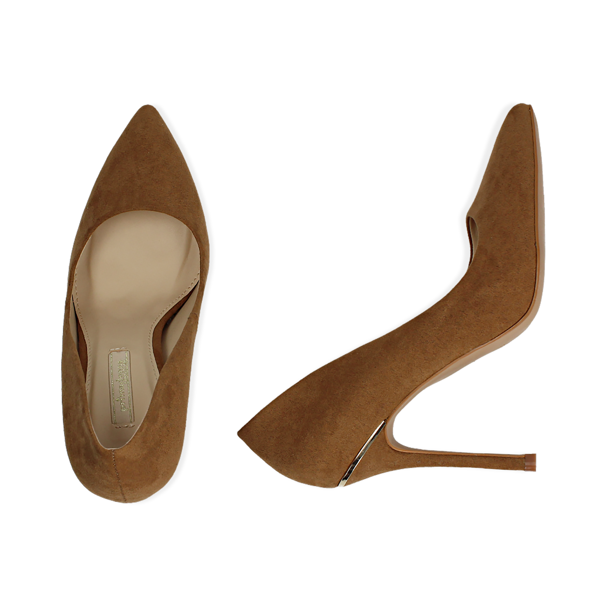 decollete marroni primadonna