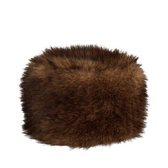 Chapeau en fourrure synthétique brun foncé, Primadonna, 26B441401FUMOROUNI, 001a