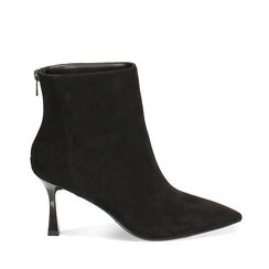 Tronchetto nero, tacco 7,5 cm, Primadonna, 244909281MFNERO035, 001a