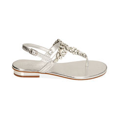 Sandali infradito argento, Primadonna, 214909918LMARGE035, 001 preview