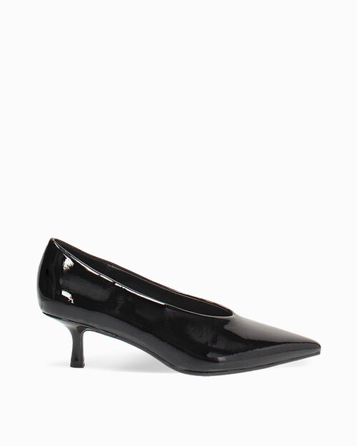 Zapatos de sal&oacute;n negros tac&oacute;n 5,5 cm, BLACK
