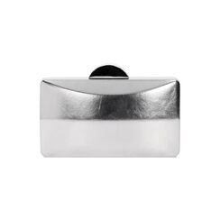 Clutch femme argentée en laminé, Primadonna, 255109704LMARGEUNI, 004 preview
