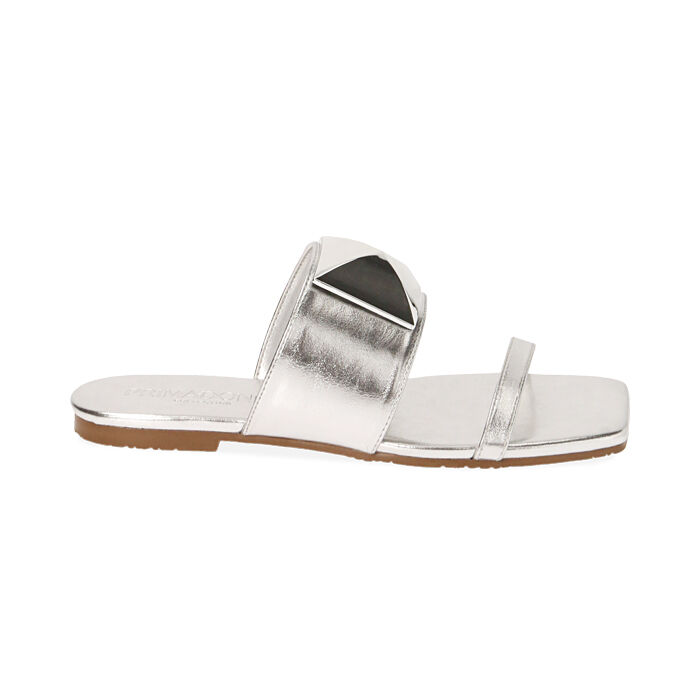 Ciabatte argento new arrivals