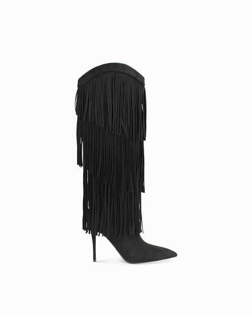 CHAUSSURES POUR FEMMES BOTTE MICRO NERO, BLACK
