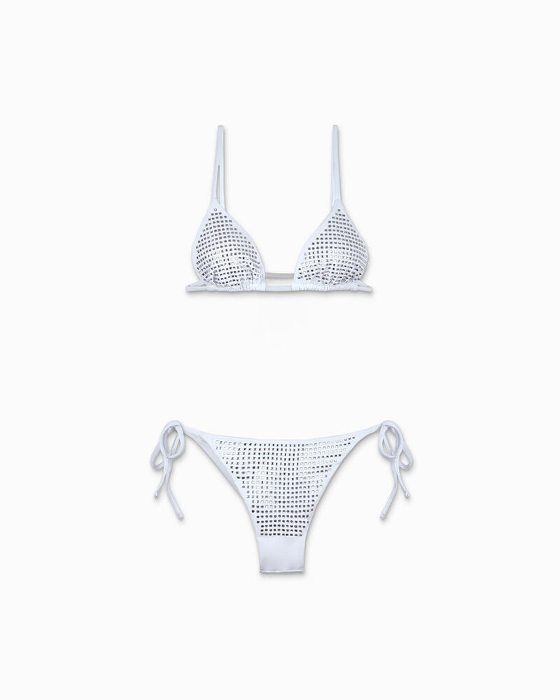Bikini da donna bianco a triangolo image number null