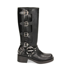 Biker negras de cuero altas, Primadonna, 239356103EPNERO035, 001 preview