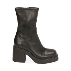 Ankle boots platform neri, tacco 8,5 cm , Special Price, 20L420001EPNERO037, 001 preview