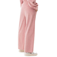 Pantaloni rosa in velluto a costine, Primadonna, 20C910102VLROSAM, 002a