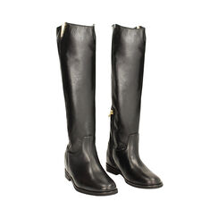 Bota de cuero negro, Primadonna, 24L610005PENERO036, 002 preview