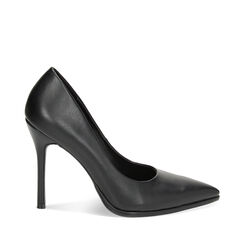 Zapatos de salón Bailarinas negros de piel, Primadonna, 232186201EPNERO037, 001a