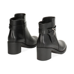 Tronchetto nero con fibbietta, Primadonna, 243069065EPNERO035, 003 preview