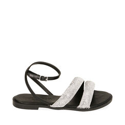CALZATURA SANDALI BASSI SINTETICO NERO, Primadonna, 214913802EPNERO036, 001a