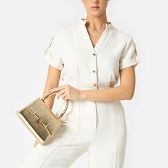 Mini sac femme or en laminé, Primadonna, 255126063LMOROGUNI, 002 preview