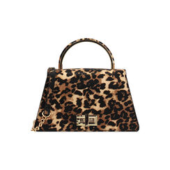 Mini bag donna leopard in raso, Primadonna, 255126021RSLEOPUNI, 001 preview