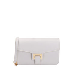 Borsa a tracolla bianca, Primadonna, 215124709EPBIANUNI, 001a