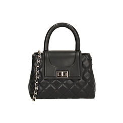 Mini bag nera matelassé, Promozioni, 245125874EPNEROUNI, 001 preview