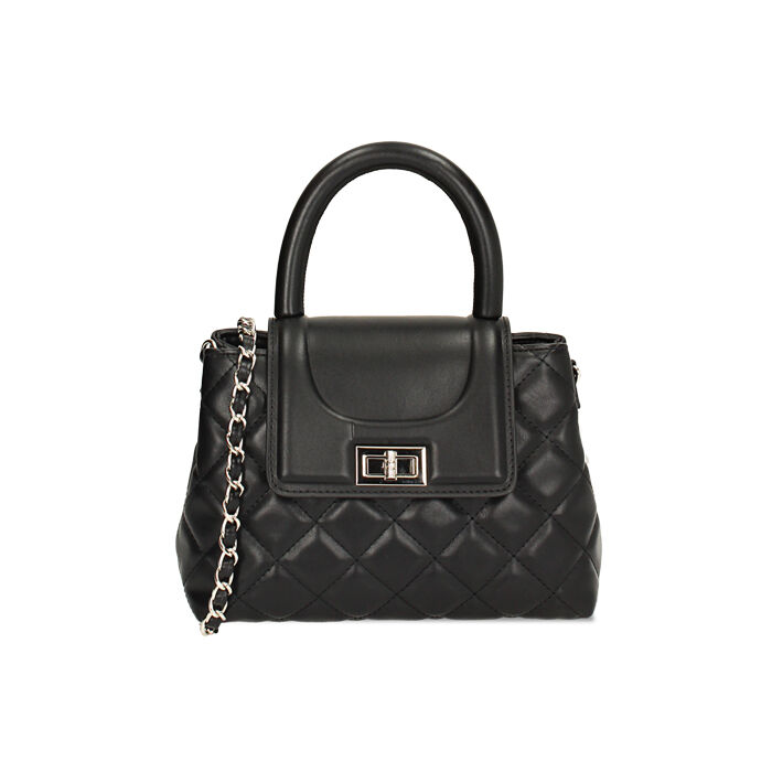 Mini bag nera matelassé, Promozioni, 245125874EPNEROUNI