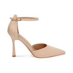 Open shank beige tacco 9,8 cm, Primadonna, 274934201EPBEIG035, 001 preview