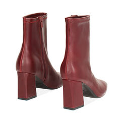 Botines burdeos con tacón de 7,5 cm, Primadonna, 264943701EPBORD035, 004 preview