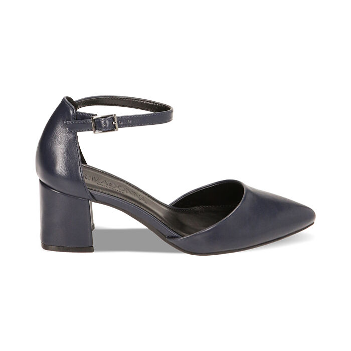 Decollete donna blu tacco 6 cm Primadonna Collection