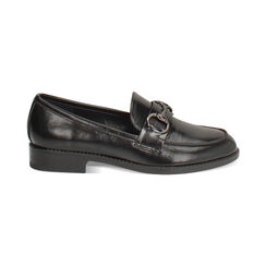 Mocasines de charol negros para mujer con suela de goma, Primadonna, 264904755EUNERO037, 001 preview