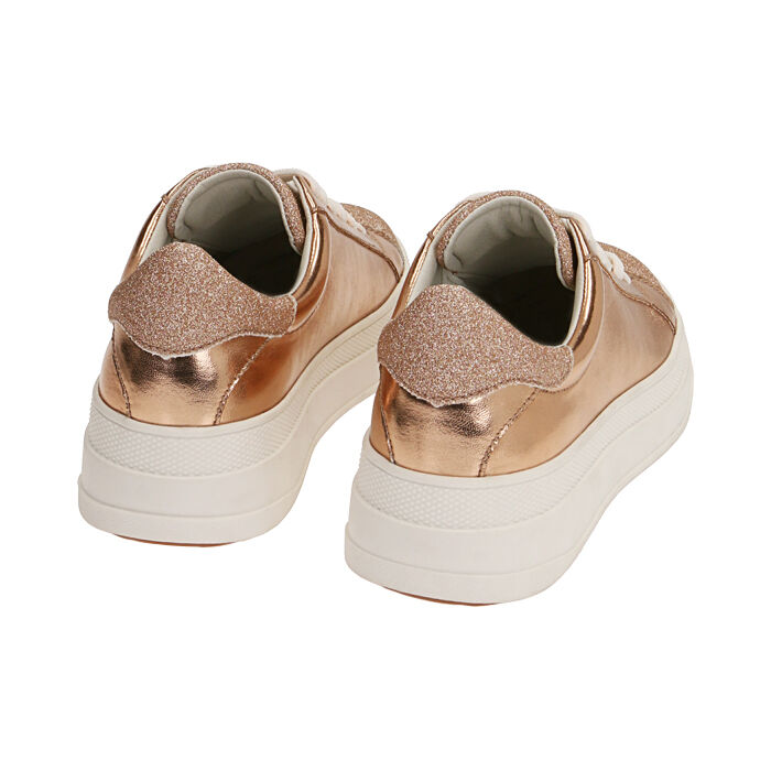 Sneakers donna oro rosa laminato Primadonna Collection
