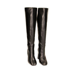 Stivali neri, tacco 9 cm, Primadonna, 222170901EPNERO038, 002 preview