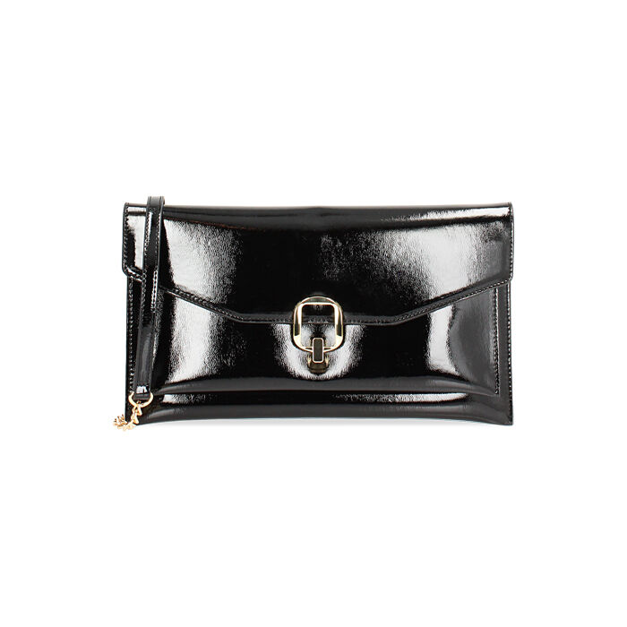 Pochette noire en naplack, Fin de Collection, 245125883NPNEROUNI
