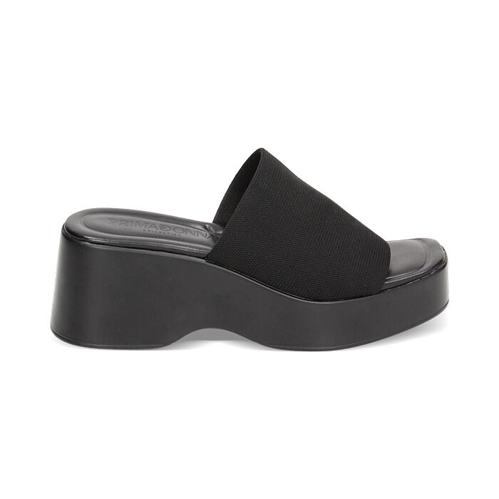 Zeppe nere donna on sale